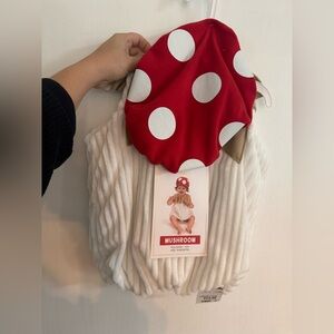 Red and White Mushroom Costume NWT 18mon